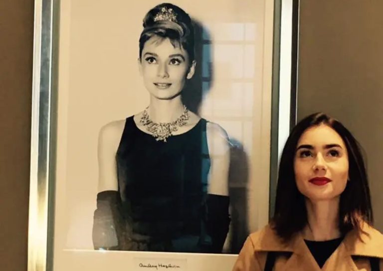 Lily Collins será Audrey Hepburn en una biopic