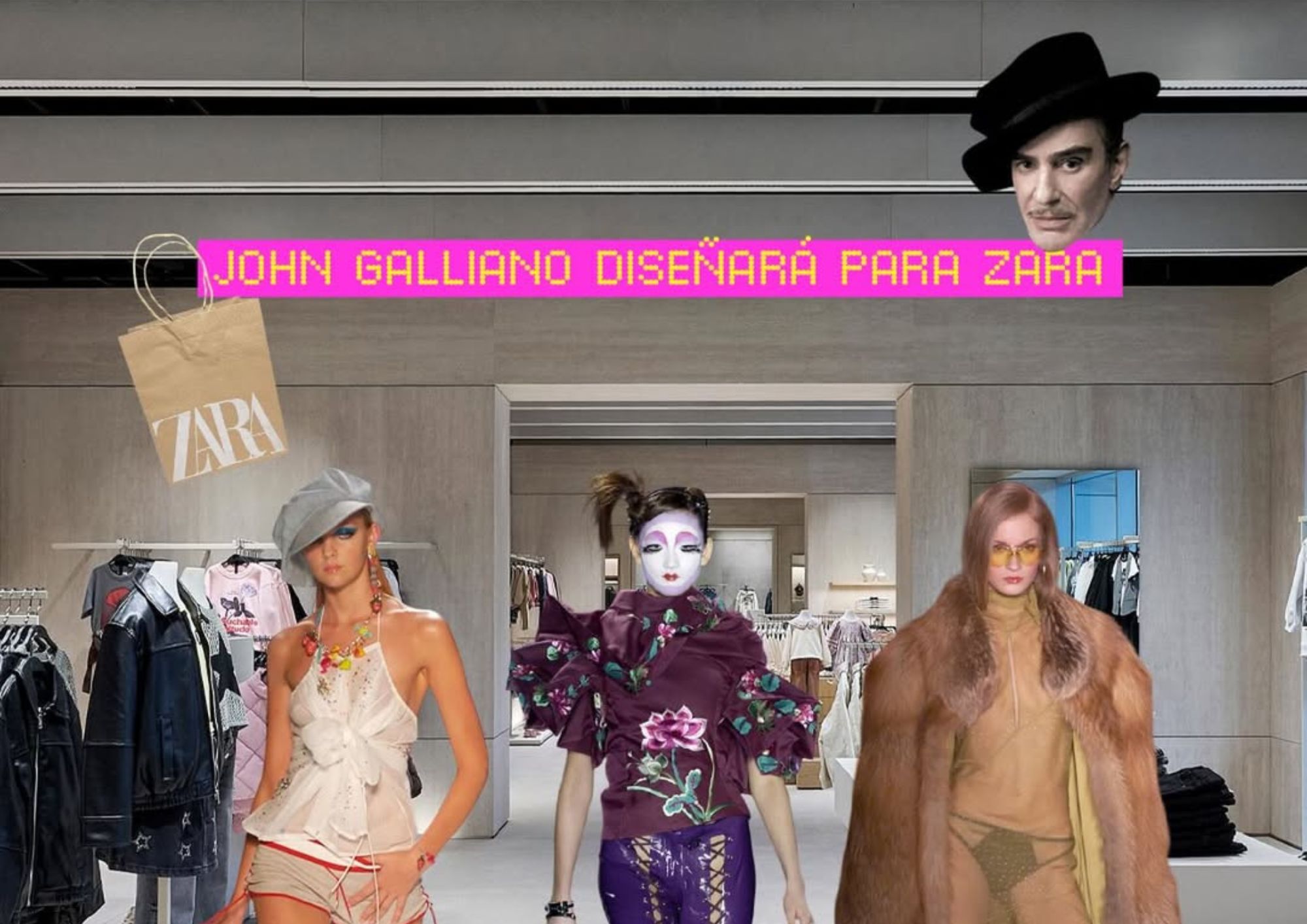 John Galliano diseñara para Zara