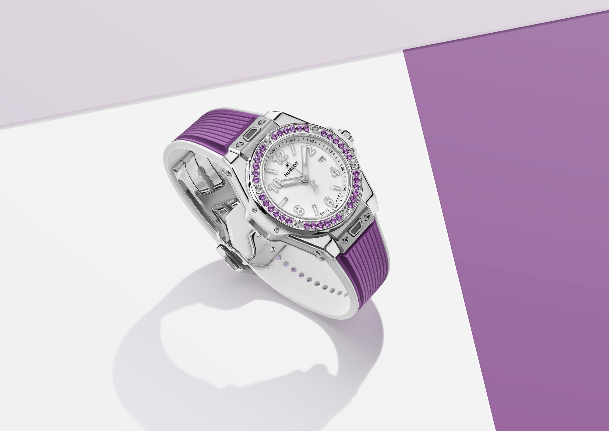 Hublot convierte el morado en un statement de alta relojería