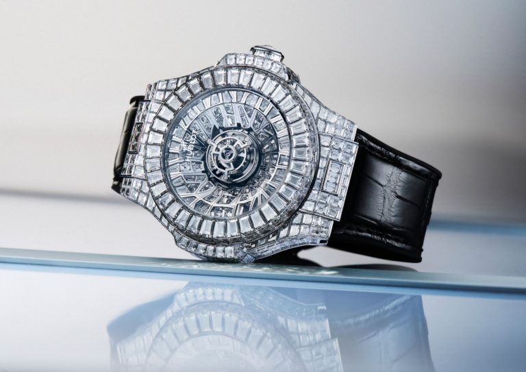 Hublot lanza un reloj cubierto de diamantes 